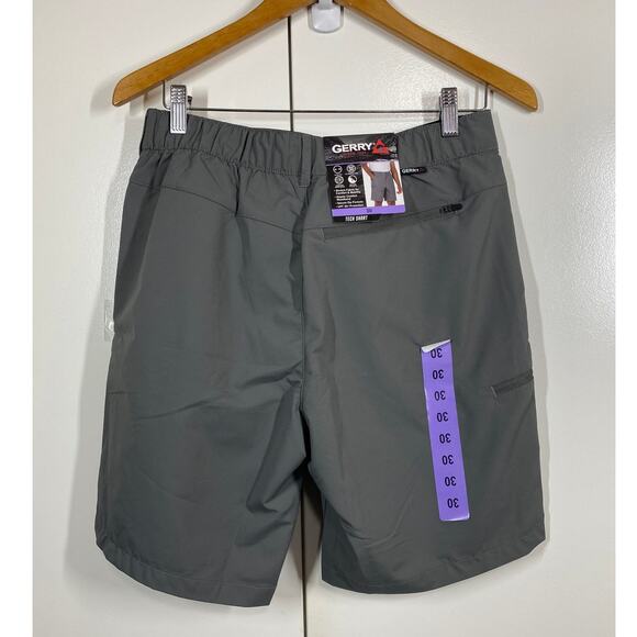 Gerry Tech Shorts UPF 30+ Gray Stretch Size 30 NEW - Picture 3 of 5